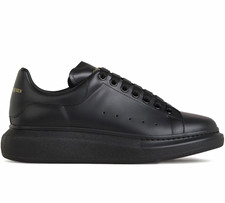 Alexander McQueen Oversized Herren Sneaker Low Top Leder schwarz Schnürung …