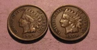 1907 & 1909 Indian Head Cent Penny - Mixed Condition - 181SA
