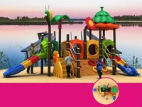 Spielturm Rutsche Turm Spielhaus Spielplatz Outdoor Kletterturm Neu