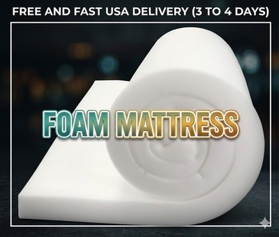 High Density 1 inch Thick 24 inch Wide 120 inch Long Upholstery Foam Cushion