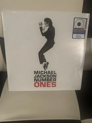 MICHAEL JACKSON Number Ones  2LP WHITE VINYL HYPE STICKER sealed READ, damage