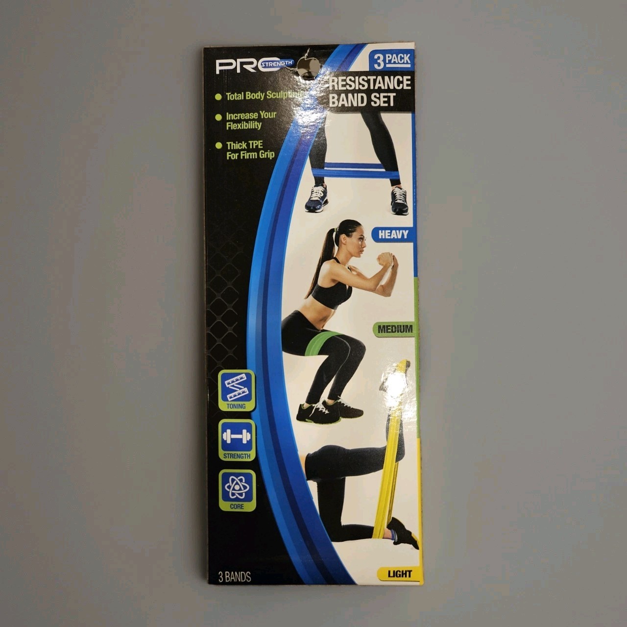 ULTIMATE PRO STRENGTH 4-Piece Workout Bundle: Bands Armband Waistband