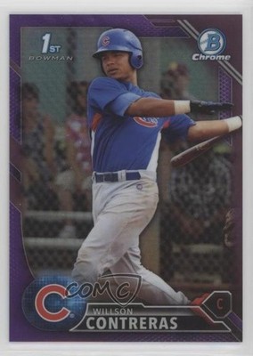 2016 Bowman Chrome Prospects Purple Refractor /250 Willson Contreras #BCP16 0ha3