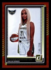 DiJonai Carrington 2025 Panini Donruss WNBA Red Holo #/299 #27 FREE SHIPPING