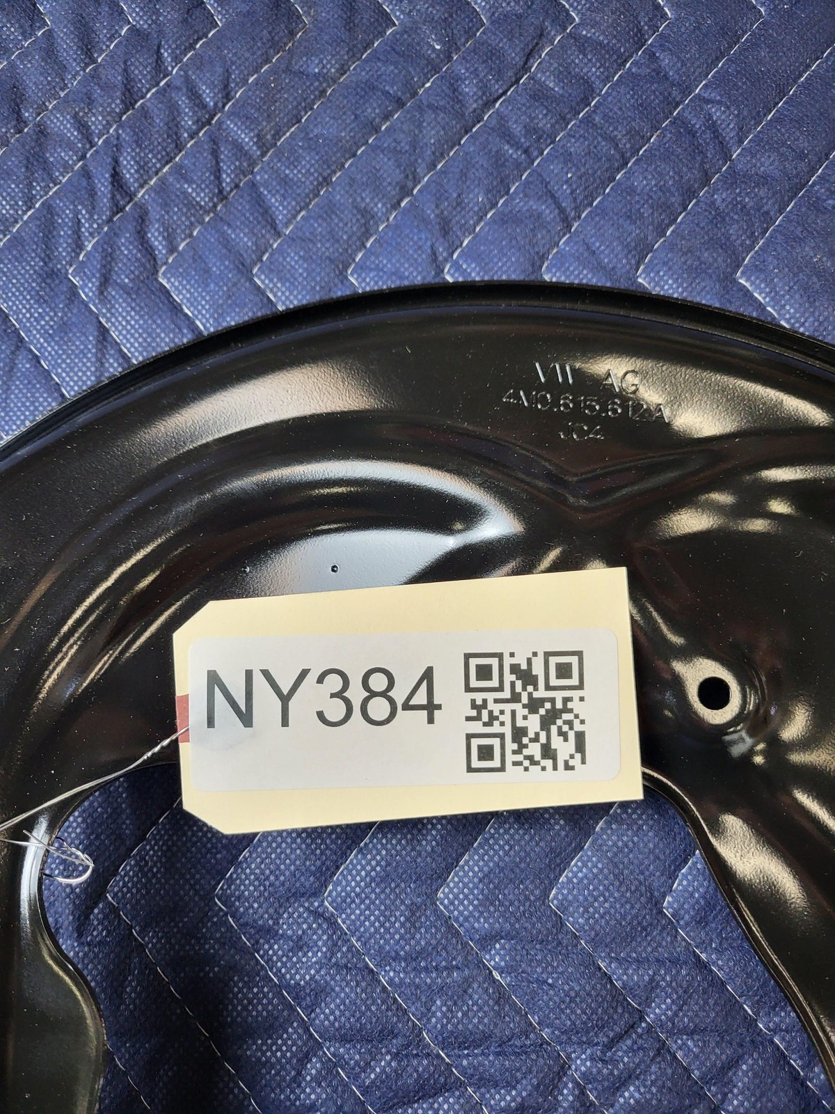 Used Oem Bentley Rear Right Passenger Brake Dust Shield 4M0615612A Bentayga 20