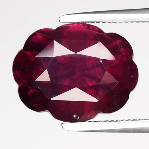 π 4.53ct Cloud Shape Natural Purplish Pink Rhodolite Garnet - Mozambique Gem
