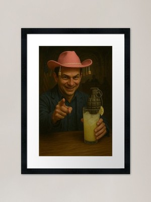 Party Style Granate und Limonade Fr Gerahmtes Wandbild Poster Leinwanddruck Bild