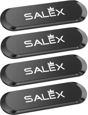 Flat Magnetic Phone Mounts 4 Pack. Black Cell Phone Holder for Car Dashboard,...