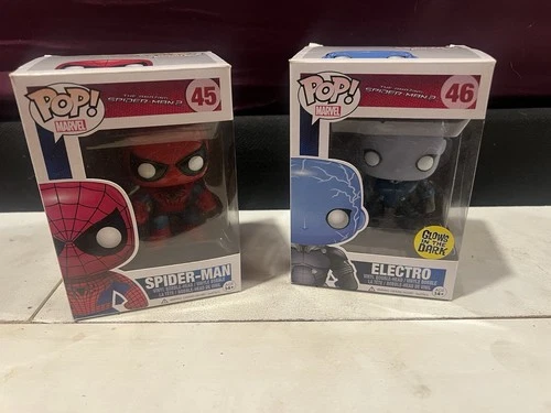 Funko pop The Amazing Spider Man 2 exclusive Spider-Man and Electro