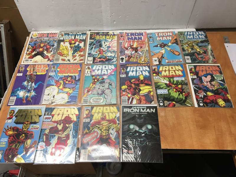 Iron Man Comic Book Mixed Lot of 16 VG
