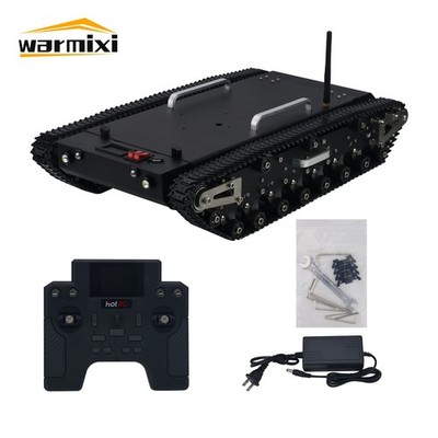 WT-500S Tank Robot Chassis Remote Control Smart Car w/ Electronic Control System