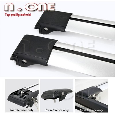 For 09-15 Honda Pilot Cross Bars Rooftop Rail Rack Mount Flat Cargo Carrier