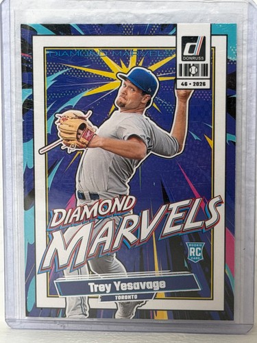 Trey Yesavage #15 — 2026 Panini Donruss Diamond Marvels baseball card