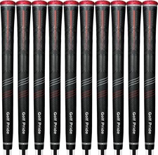CP2 Pro Golf Grips - Standard Size - 13 Piece Set - Black/Red