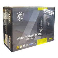 MSI MAG A750GL PCIE5, Fully Modular Compact Gaming 750W Power Supply, 80 Gold