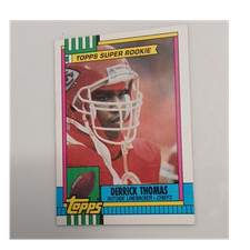 Topps 1990 Derrick Thomas #248 Kansas City Chiefs Super Rookie Football Card. rookie card picture