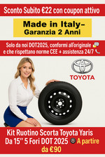 Platzsparend Notrad Toyota Yaris Von 2020 A 2022 5 Löcher Preisliste Ab