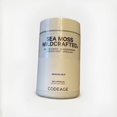 Codeage Sea Moss Wildcrafted 120 Capsules Immune Support Supplement