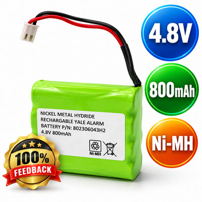 Ersatz Akku für Yale Smart Hub SR-HUB SYNC IA310 IA320 IA330 IA340 4,8V