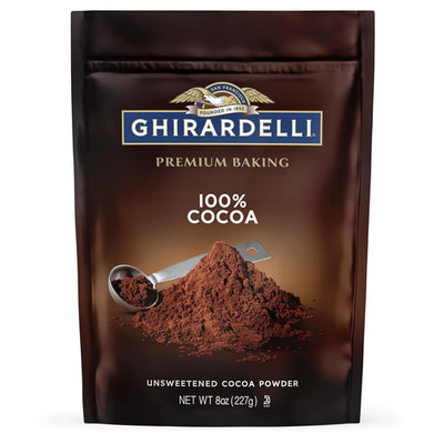 Premium Baking Cocoa 100% Unsweetened Cocoa Powder, 8 OZ Bag