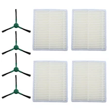 Replacement Side Brush and Filter Set for Roomba For Essential Y0140 Y0110