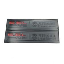 6.6l V8 Fender Vent Insert Emblem Kit Fit For 20-26 Sierra 2500hd 3500hd