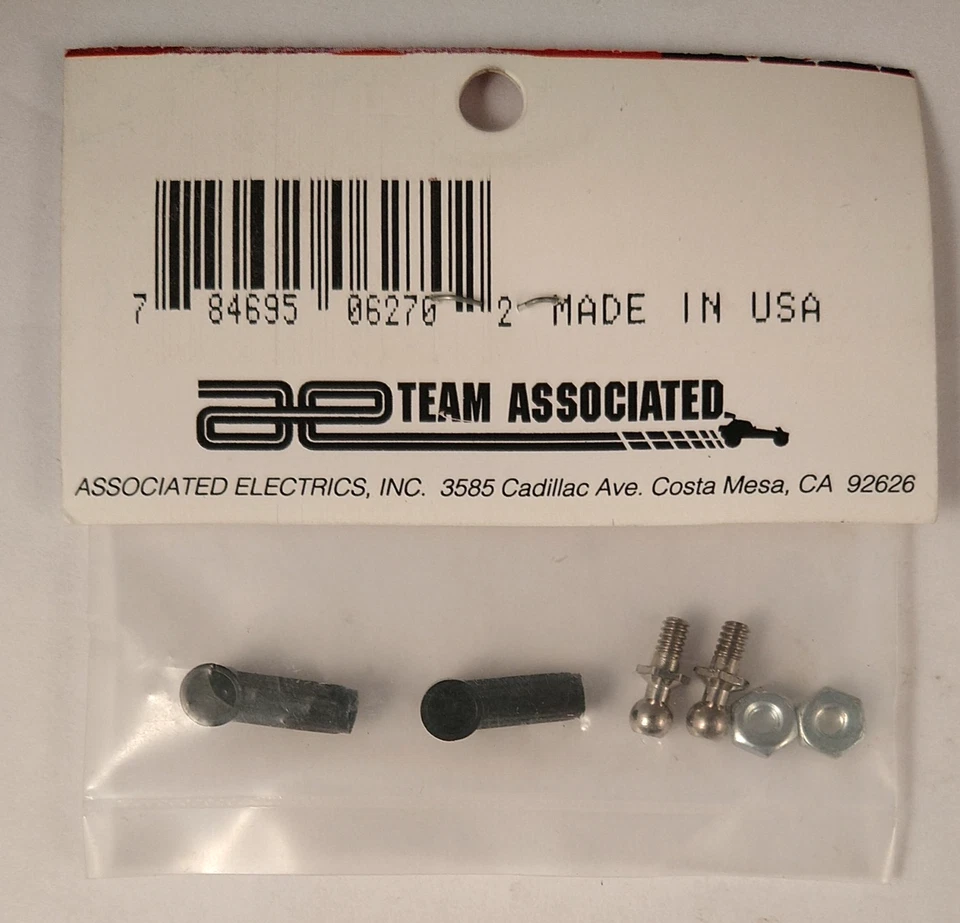 Team Associated 6270 RC10 B3 T3 Ball Joints Pair RC Car Truck Buggy Parts - Image 3 of 3