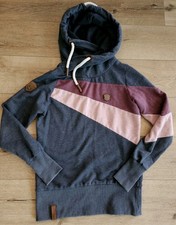 Clean EUC NAKETANO Medium Brave Hoodie Cowl Neck Multicolor Sweatshirt Pullover