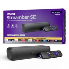 Roku Streambar SE 2-in-1 TV Soundbar with Built-in Streaming Premium Speakers