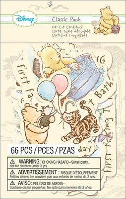 3er Pack - EK Success Disney Cardstock Die-Cuts 66/Pkg - Classic Pooh - Firsts - E51