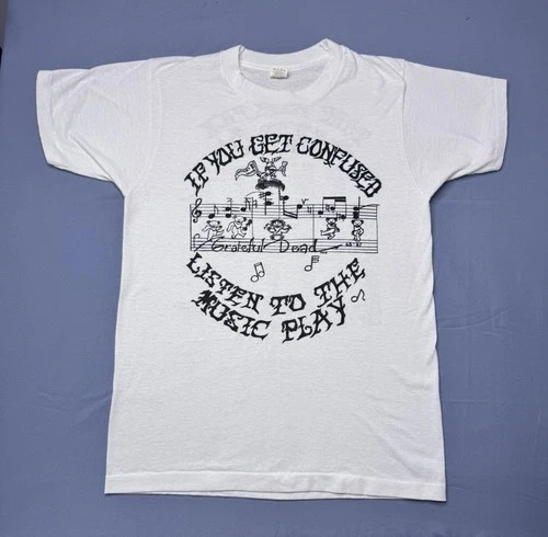 Grateful Dead Franklins Tower Lot Shirt Single 1980s vintage concert t-shirt, vintage, single stitch, B+ condition