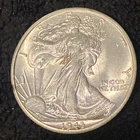 1943 D Denver Walking Liberty Half Dollar Silver 50C .50