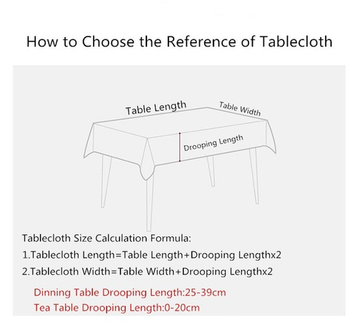 Linen Tablecloth with Tassel Waterproof Oilproof Dining Table Cover Table Cloth - Bild 11 von 12