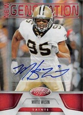 Martez Wilson autographed Football Card 2011 Panini New Generation #210