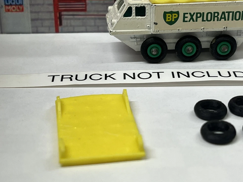 LESNEY MATCHBOX ALVIS STALWART No. 61 (6 neumáticos y tapa solamente) Foto 3 de 3