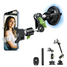 Car Phone Mount Suction Cup Camera Mount For Smooth Windshield Window Glass Dash