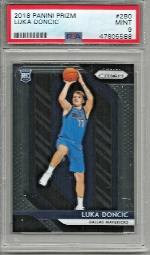 Luka Doncic 2018/19 Panini Prizm Rookie (#280) PSA 9
