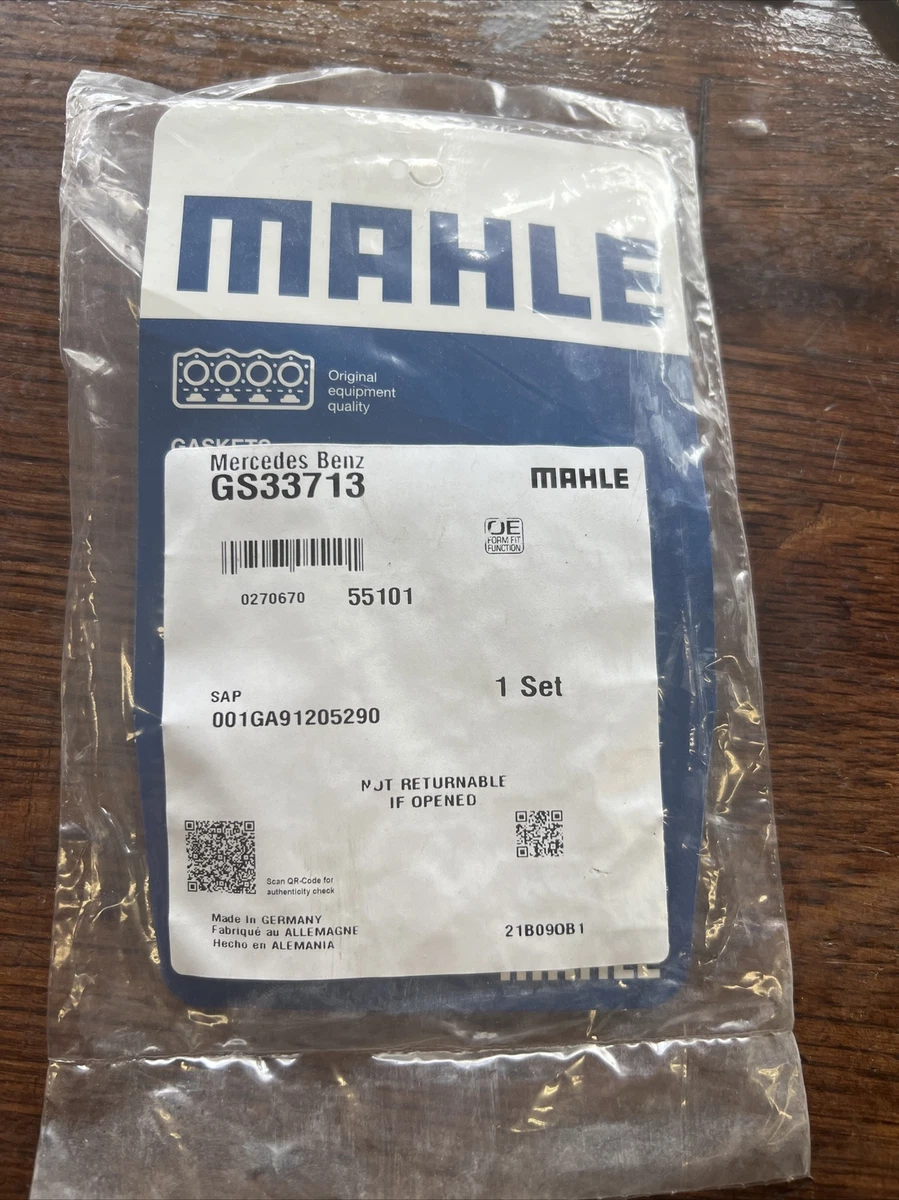 Mahle GS33713 Kit -sap 001GA91205290- Made In Germany. Mercedes 