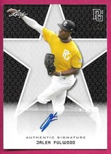 2020 Leaf Perfect Game National Baseball JALEN FULWOOD Black Autograph 26/50