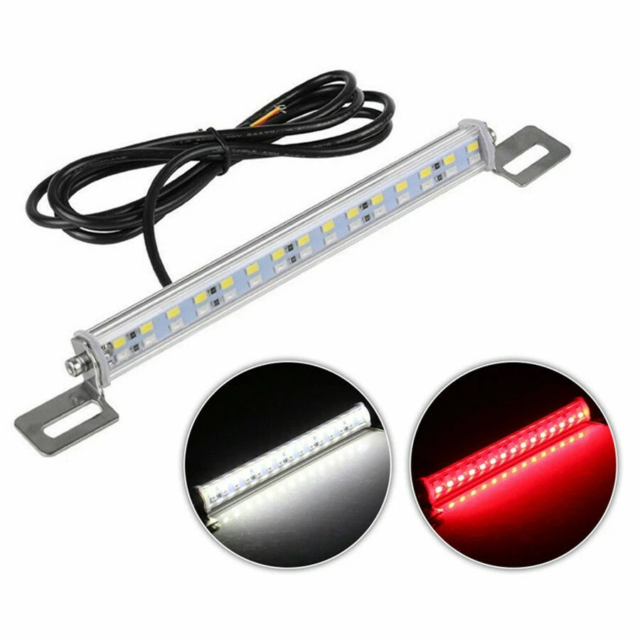 Blanco Rojo 30 LED Placa Etiqueta Luz Lámpara para Camión SUV Remolque Universal Foto 2 de 4