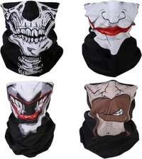 Mascaras para el sol UV 4 pzs mascara Sun pasamontañas pasamontana cubre cara 4p