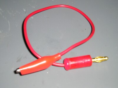 TEST LEAD FOR B&K 747  747B 707 700 TUBE TESTERS & TESTERS WITH 4MM TEST JACK
