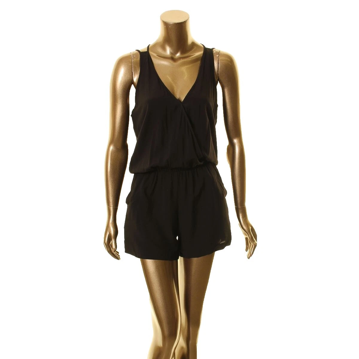 BCX Mono Negro Y Rompers for Women