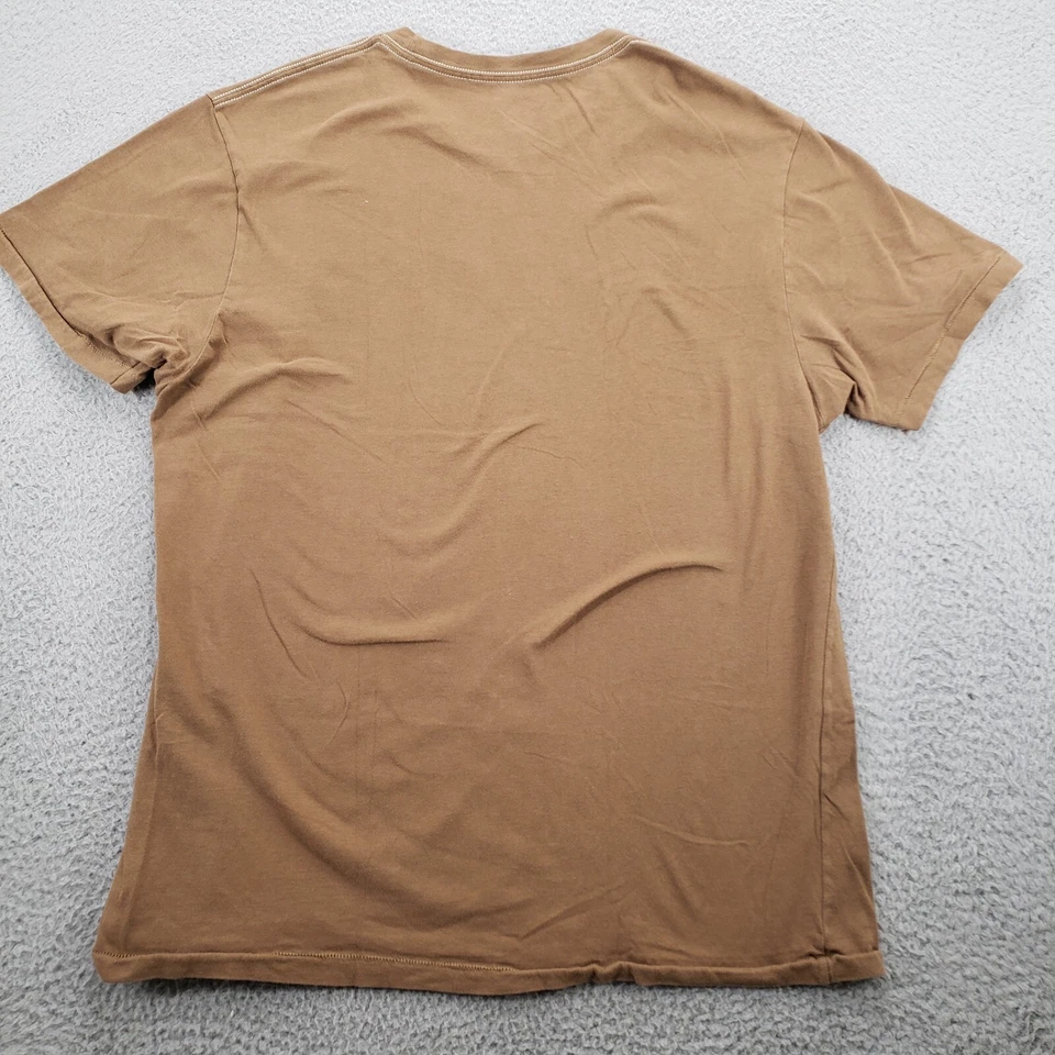 Jimmy Buffet Margaritaville Shirt Mens Large Brown Short Sleeve Beach Music - Image 2 of 4