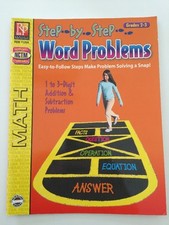 Step by Step Word Problems Grades 2-3 Remedia 1129A Addition  Subtraction MATH