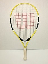 Wilson Tennis Racquet Yellow Smaller in SIze