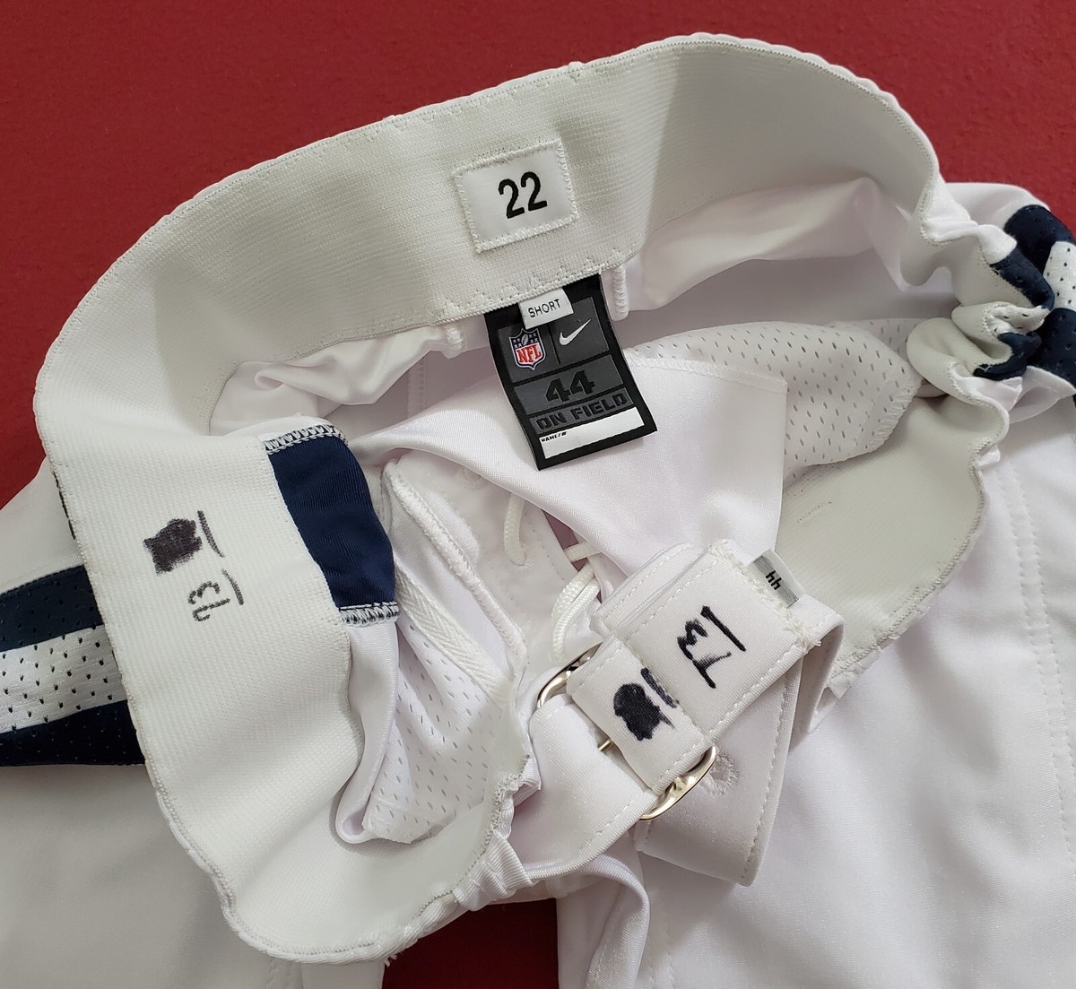 Dallas Cowboys #73 NFL Game-Issued White Football Pants - Size 44