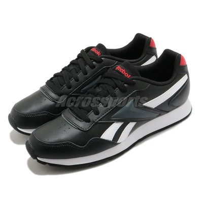 Reebok Royal Glide Black White Red Men Classic Casual Shoes Sneakers FW6707  | eBay