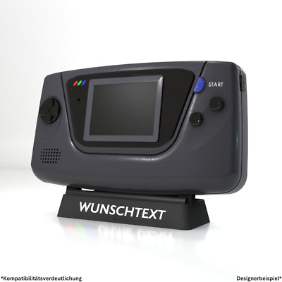 Halterung passend für Sega Game Gear Aufsteller Display Stand Zubehör Ständer