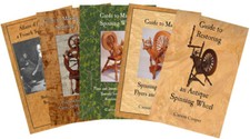 FIVE BOOK SET Wheel Maker's Craft Plans, Flyer, Restoring Antique Spinning Wheel